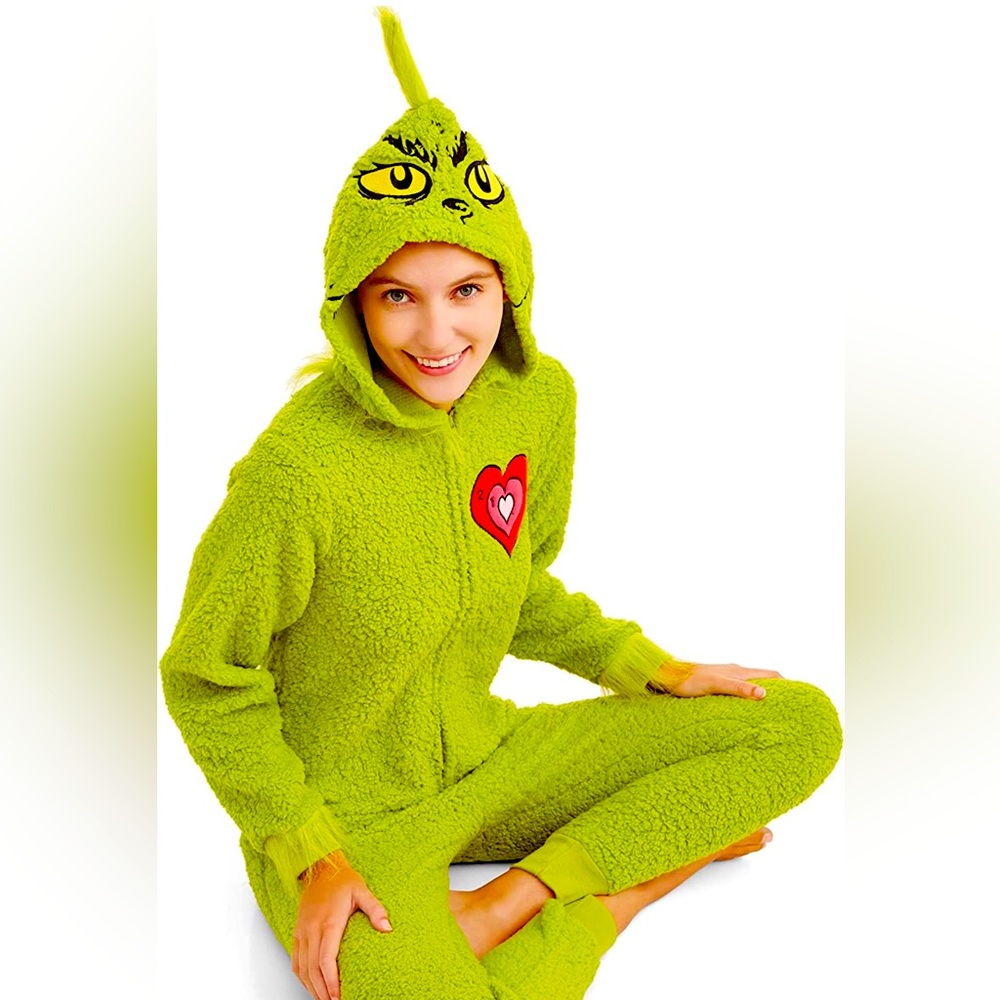 NWT Women’s Grinch Onesie Pajamas.